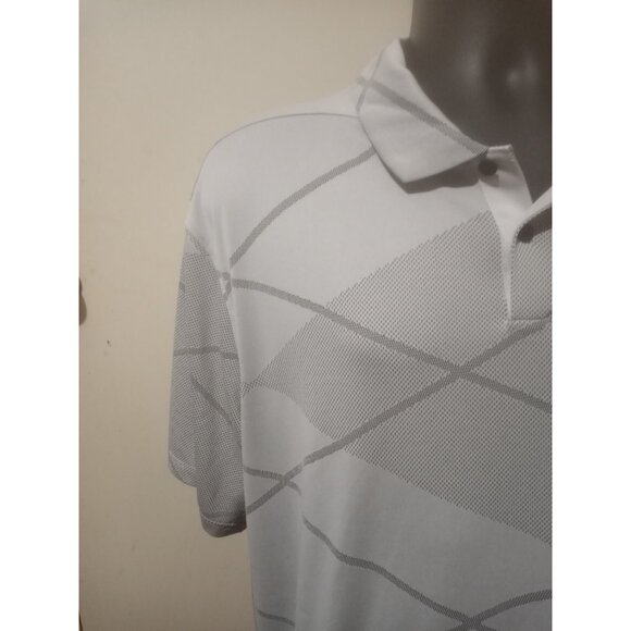 LSU Tigers Polo Shirt Men 2XL Gray Nike Golf Football Dri Fit Collar - Picture 3 of 13